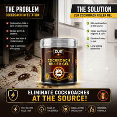 ZUR Cockroach Killer Gel – 72-Hour Nest Killer