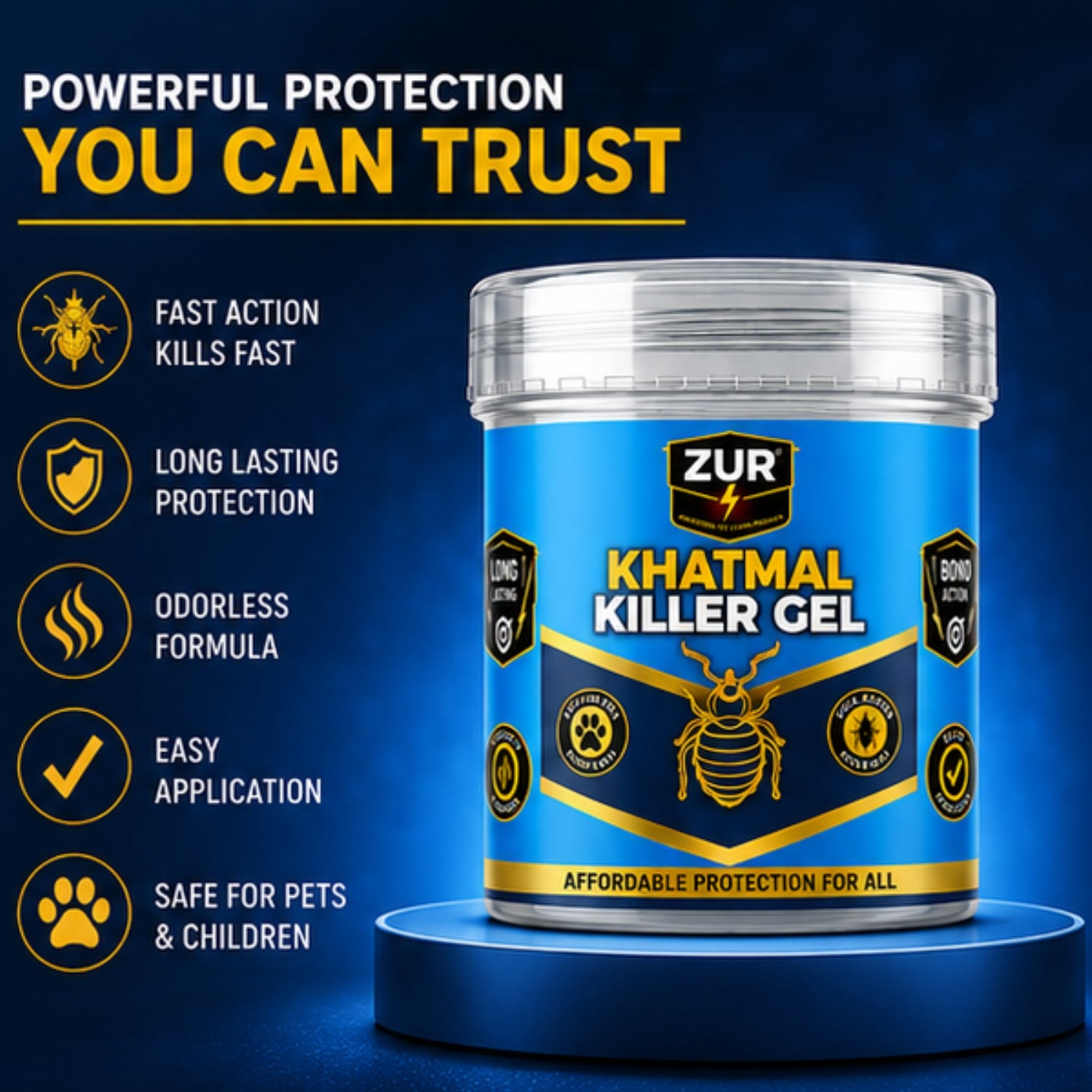 ZUR Khatmal Killer Gel | Best Bed Bug Killer Gel in Pakistan