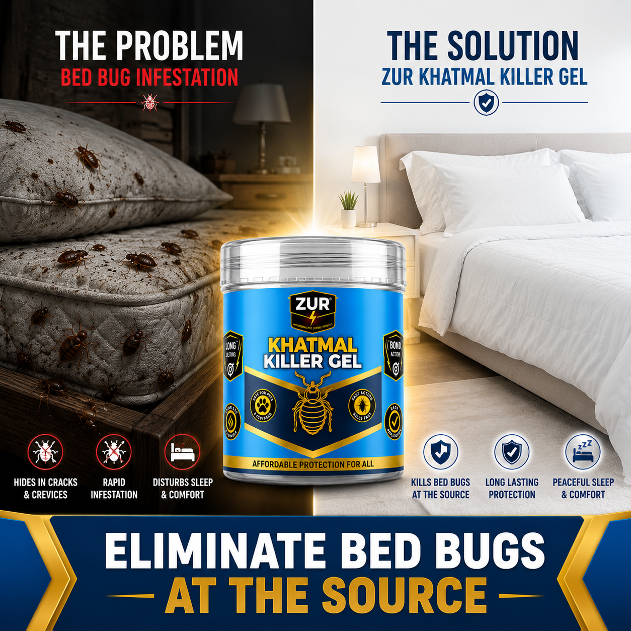 ZUR Khatmal Killer Gel | Best Bed Bug Killer Gel in Pakistan