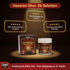 ZUR Cockroach Killer Gel - Social Proof Ad